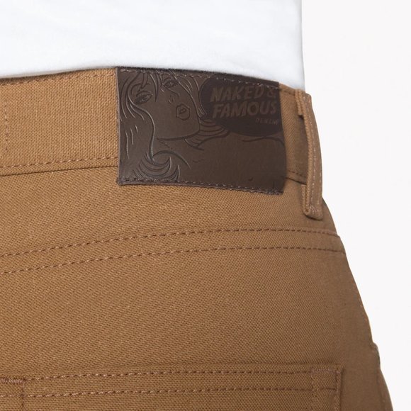 NWT Women's Naked & Famous Classic Duck Canvas Selvedge Denim - Picture 2 of 7